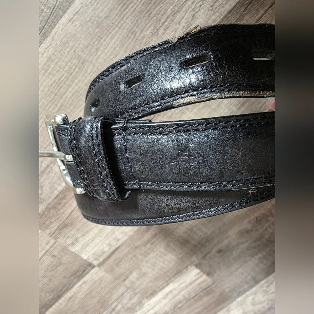Dockers Mens 42 105 Genuine Leather Belt Classy Work Business Casual